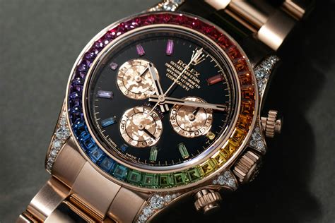 rolex oyster rainbow|rolex rainbow daytona.